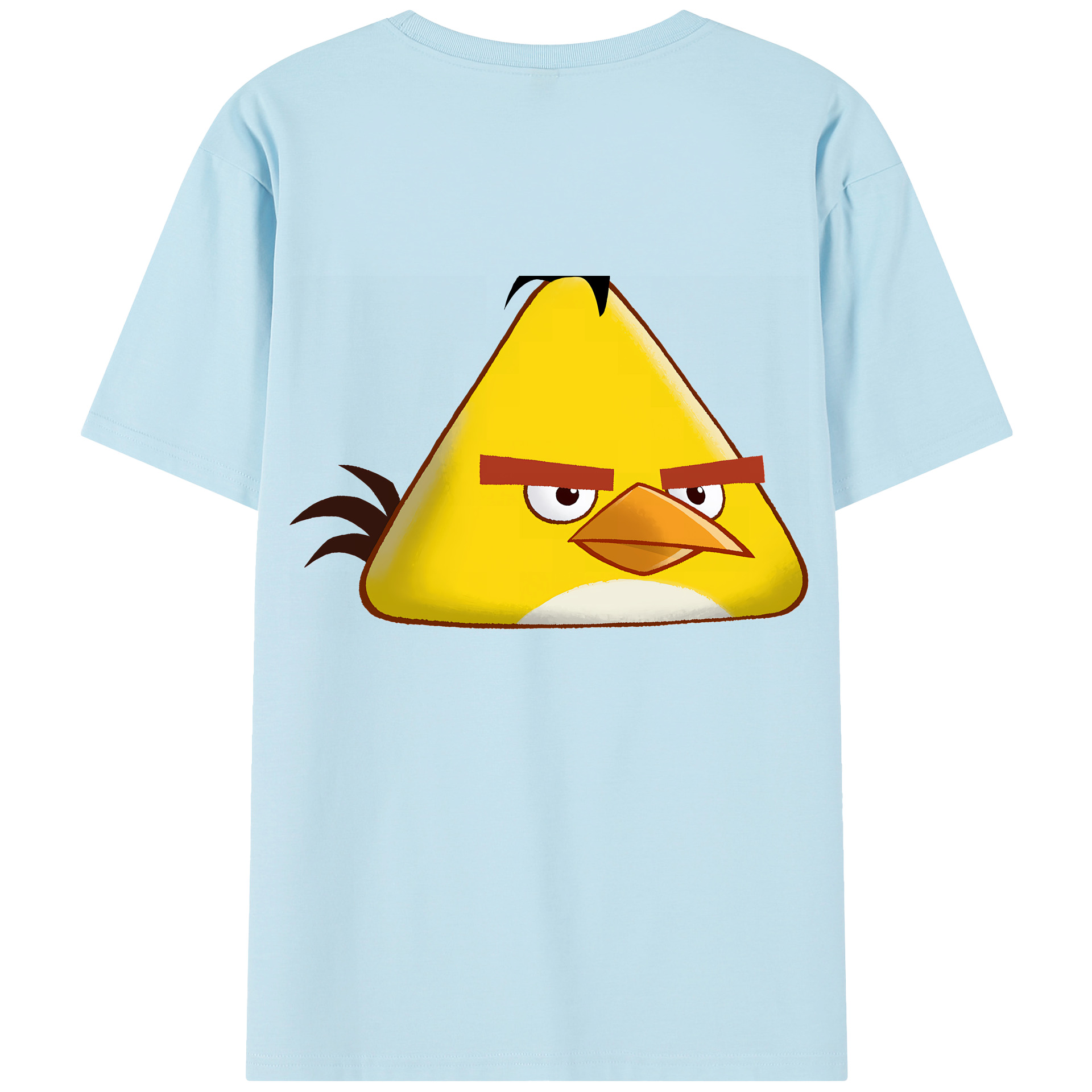 （画像用） Angry Birds アングリーバード 綿100％半袖Tシャツ（背面プリント）